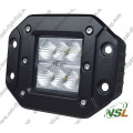 Luz de trabajo LED CREE de 18W con montaje empotrado Luz de conducción todoterreno